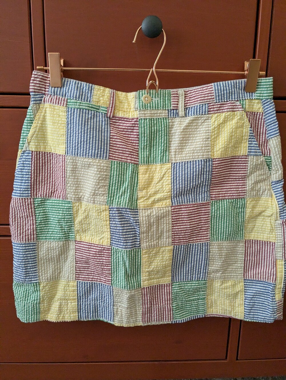 Ralph Lauren Madras Mini Skirt